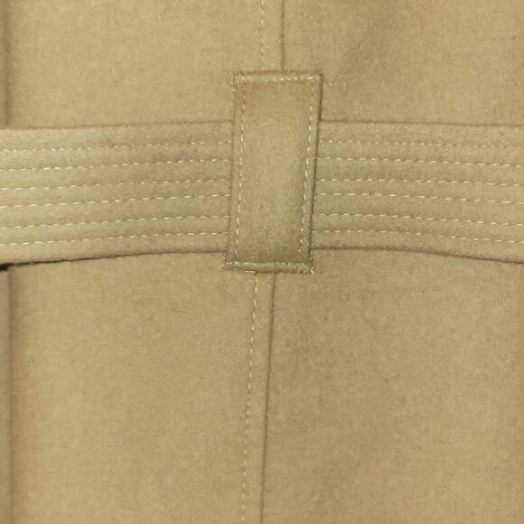 Michael Michael Kors  Asymmetrical Trench Belted Wrap Camel Wool Walker Coat 2X - Picture 7 of 16